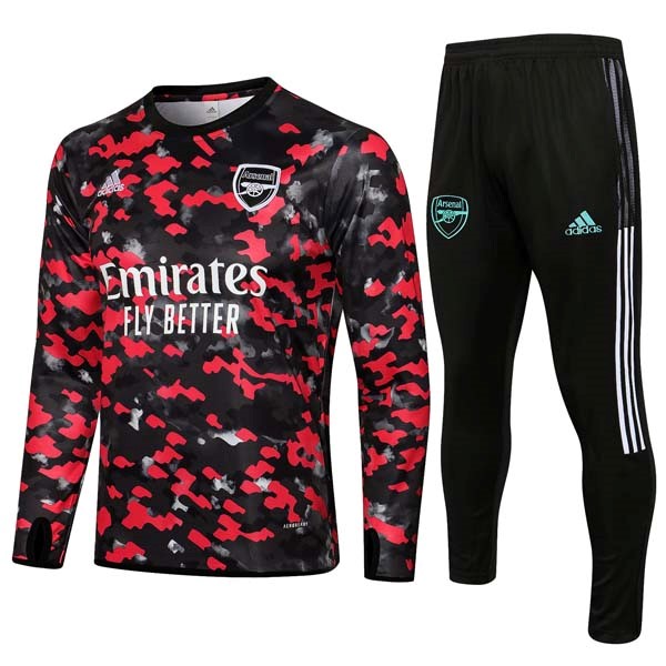 Sweatshirts Arsenal 2022 Schwarz Rote Günstige Fußballtrikots